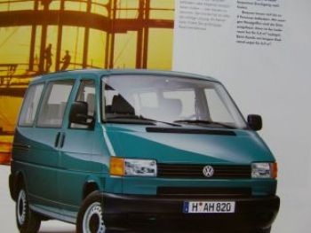 VW Transporter Prospekt T4 September 1996 NEU