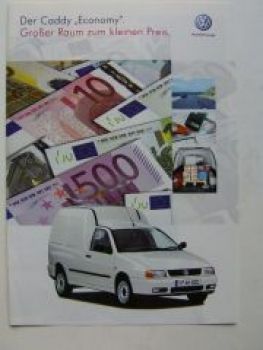 VW Caddy Economy Prospekt 9K9A Dezember 2001 NEU