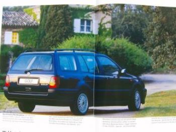 VW Golf3 Variant Prospekt August 1993 1H5