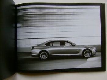 BMW 7er Limousine Vorstellungsbuch F01 +Zitate 2008 NEU