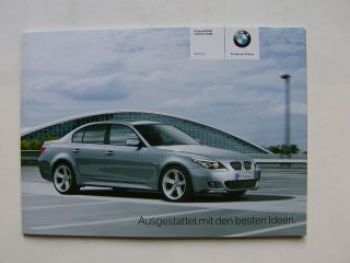 BMW Original Zubehör 5er E60 E61 2008 Prospekt NEU : Autoliteratur