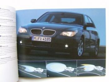 BMW Original Zubehör 5er E60 E61 2008 Prospekt NEU