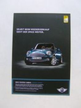 BMW Mini Cooper Cabrio Auto Bild Prospektblatt 2/2009 NEU