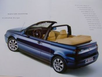 VW Golf4 Cabriolet Classicline Prospekt Oktober 1999 1E7