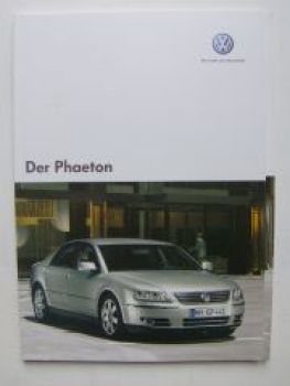 VW Phaeton Prospekt 3D2 Oktober 2004 NEU