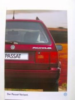 VW Passat Variant Facelift Typ 35i Prospekt Mai 1996 NEU