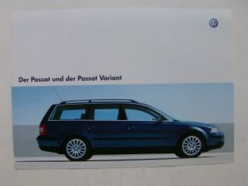VW Passat +Variant Prospektblatt September 2003 3B3 3B6