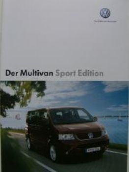 VW T5 Multivan Sport Edition Prospekt T5 7HB 7HJ September 2005