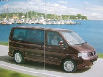 VW T5 Multivan Sport Edition Prospekt T5 7HB 7HJ September 2005