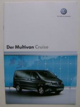 VW Multivan Cruise Prospekt T5 7HB 7HJ Mai 2005