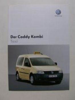 VW Caddy Kombi TAXI Prospekt September 2004 2KB 2KJ