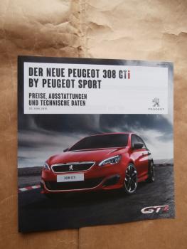 Peugeot 308 Gi by Peugeot Sport 23.6.2015 NEU