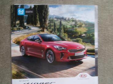 Kia Stinger 2.0T-GDI 2.2 CRDi +AWD + 3.3T-GDI AWD Katalog 9/2018+Preisliste