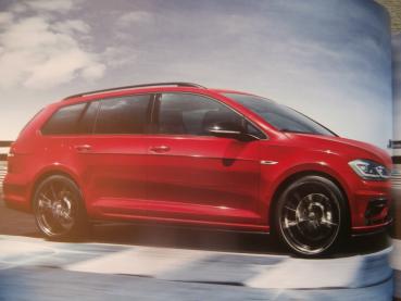 VW Golf VII R & Variant Typ AU Prospekt Januar 2019