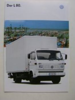 VW L80. Prospekt Dezember 1996 NEU