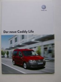 VW Caddy Life Prospekt Mai 2004 +Preisliste 2KB 2KJ