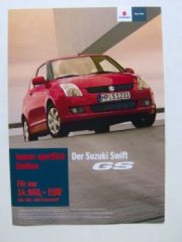 Suzuki Swift Prospekt GS März 2009 +Preisliste Typ SG