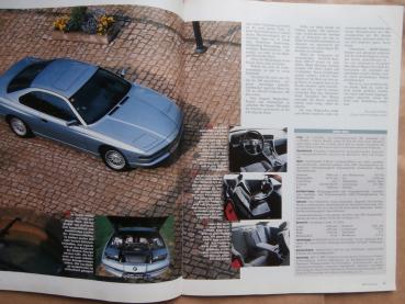 auto revue 6/1990 BMW 850i E31, Mazda MPV, Toyota Celica Turbo 4WD, Renault 21 TXI, Mercedes 300E-24 Sportline