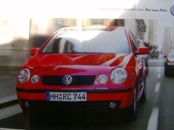 VW Polo 9N Vorstellung Prospekt Poster NEU