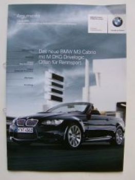 BMW Argumenter M3 Cabrio E93 +M DKG Januar 2008 intern