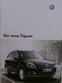 VW Tiguan Prospekt September 2007 Track&Field Typ 5N