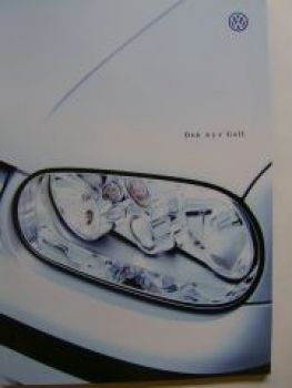 VW Nye Golf4 Prospekt Oktober 1997 Dänisch 1J1 NEU