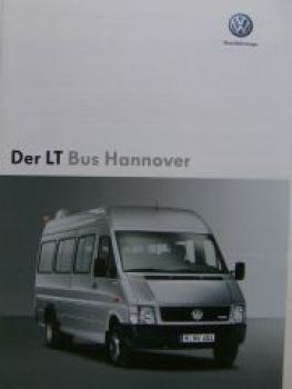 VW LT 35 46 Bus Hannover Sonderprospekt September 2004 2DM