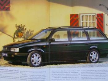 VW Passat +Variant VR6 Typ 35i Prospekt Januar 1993