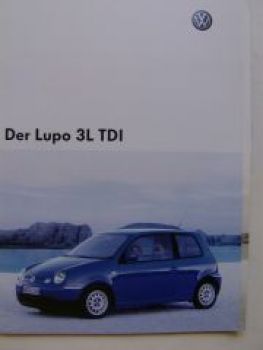 VW Lupo 3L TDI Prospekt  Mai 2004 6X1 6E1