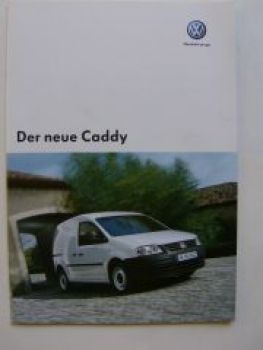 VW Caddy Prospekt 2KA 2KH Februar 2004 NEU