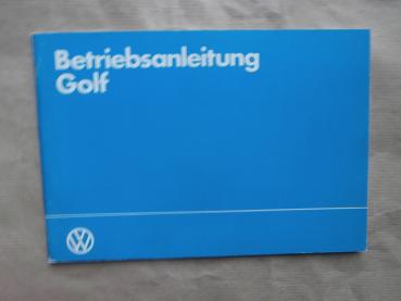 VW Golf2 Betriebsanleitung 1984 +GTi+Diesel