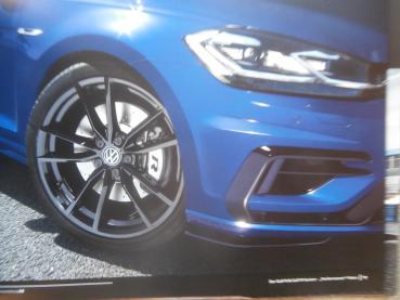 VW Golf VII R & Variant Typ AU Prospekt Januar 2019
