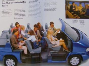 VW Caddy, T4 Multivan Topstar, Caravelle Business Prospekt