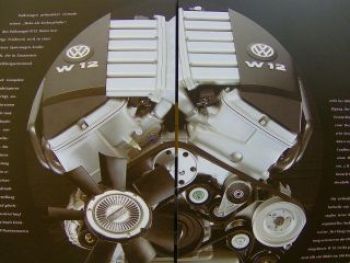 VW W12 Ital Design Studie Prospekt NEU Rarität