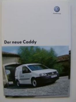 VW Caddy Typ 2K Prospekt September 2004 +Preise