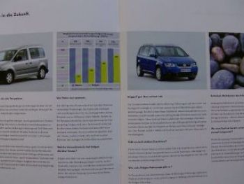 VW Touran & Caddy Life EcoFuel Prospekt September 2005 2K 1T1