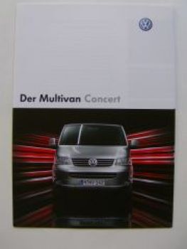 VW Multivan Concert Prospekt T5 7HM 7HF September 2007
