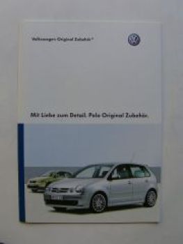 VW Original Zubehör Prospekt Polo 9N3 Mai 2004 NEU