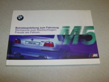BMW 520i 525i 530i 535i 540i 520d 525d 530d E39 Limousine Touring 8/2000 Facelift