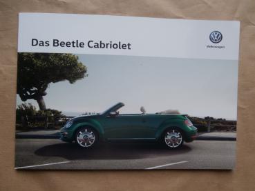 VW Beetle Cabriolet Typ 5C +R-Line +Exclusive Juni 2017 Prospekt NEU