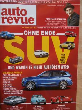auto revue 11/2017 Suzuki Swift,XF Sportbrake 25d,Panamera 4 E-Hybrid2,F-Type 2.0i4 Cabrio,S400d 4matic, Rolls-Royce Phantom