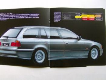 BMW Serie 5 berlina e touring 1997 E39 Italien Prospekt