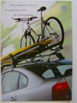 VW Transportsysteme Dachträger Prospekt Mai 1998
