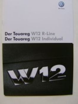 VW Touareg W12 R-Line +Individual Prospekt 7L6 November 2008