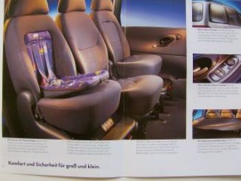 VW Sharan + Family Paket Typ 7M6 7M9 Prospekt Mai 1997