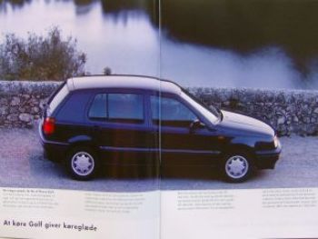 VW Golf3 1997 1H1 Dänemark Prospekt Joker GT/GTD
