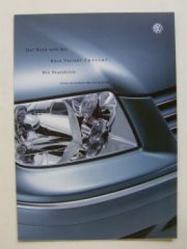 VW Preisliste Bora & Variant Special 1J2 1J6 Juli 2001