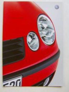 VW Polo Typ 6N Prospekt September 2001 +Preisliste