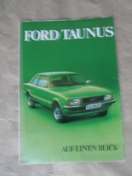 Ford Taunus Betriebsanleitung V4 V6 1978