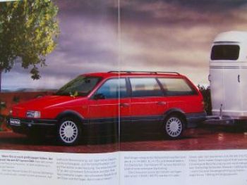VW Passat syncro +Variant Prospekt August 1991 Typ 35i